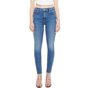 MOTHER The Looker High Rise Skinny Jeans Medium Wash Distressed Size 25